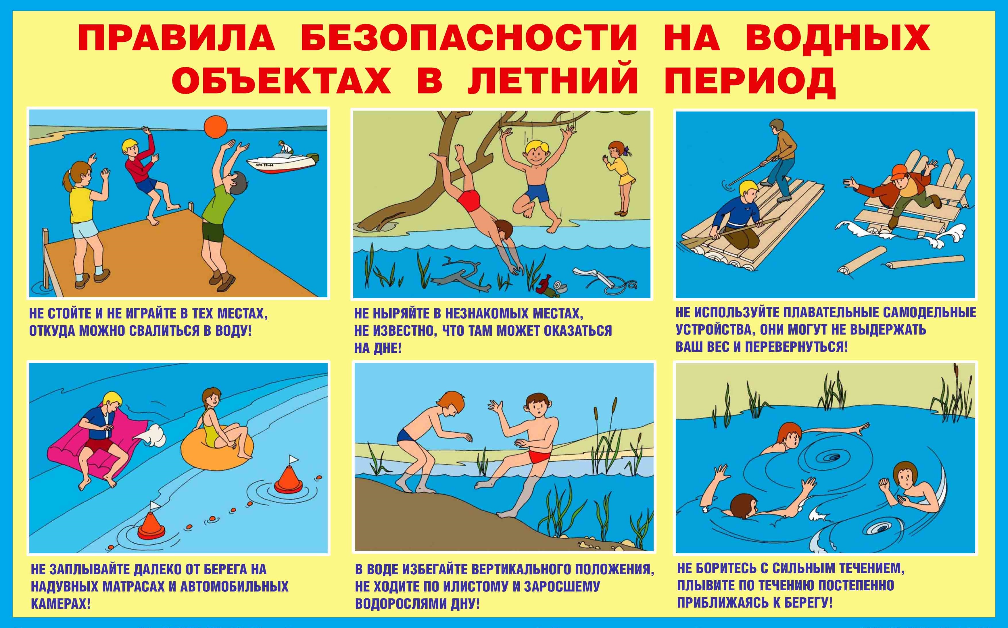 Безопасное поведение на воде..